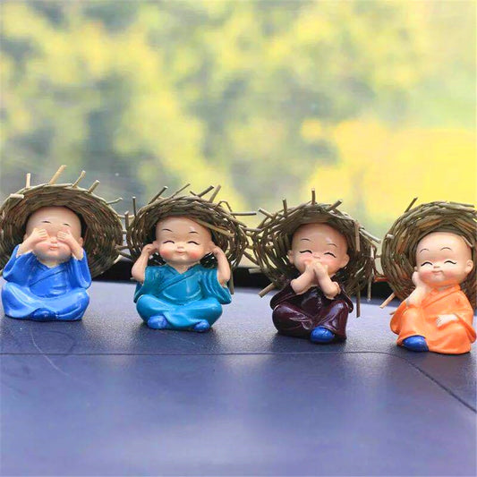 Little Monk Ceramic Doll Decorations