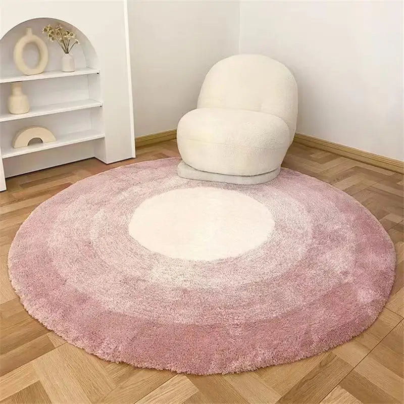 3D Round Living Room Floor Cushionl Carpet